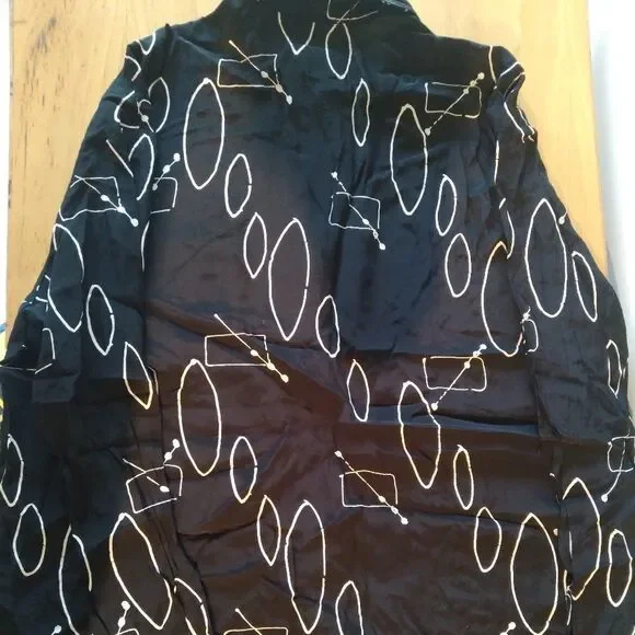 Vintage Cafe Abstract Geometric Button Down Shirt - Picture 6 of 7